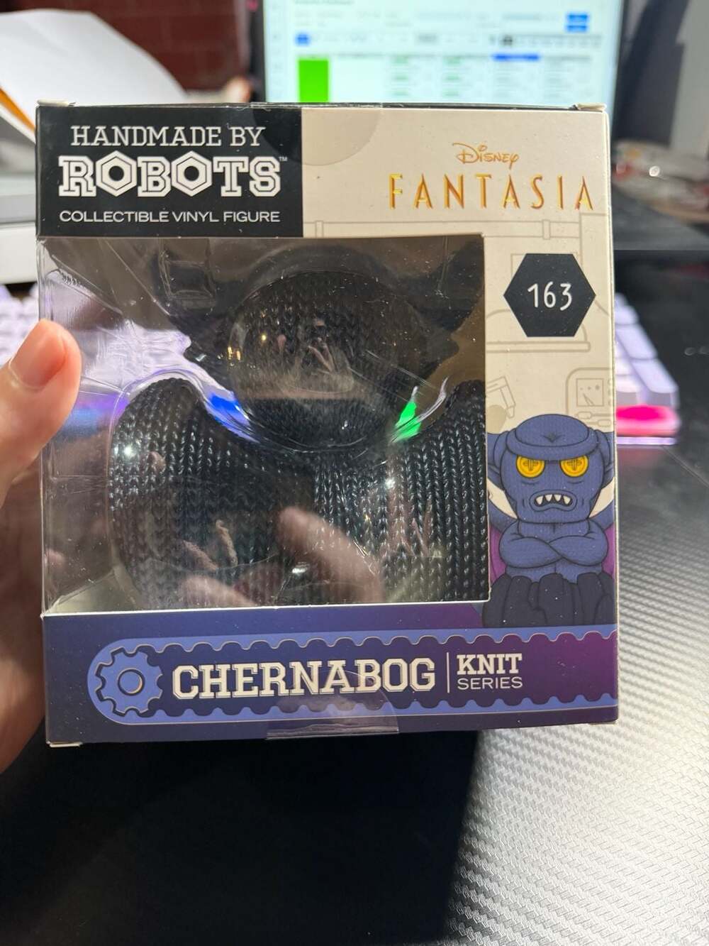 Handmade by Robots Disney Fantasia Chernabog Knit Series 163 Grotto Treasures Ex